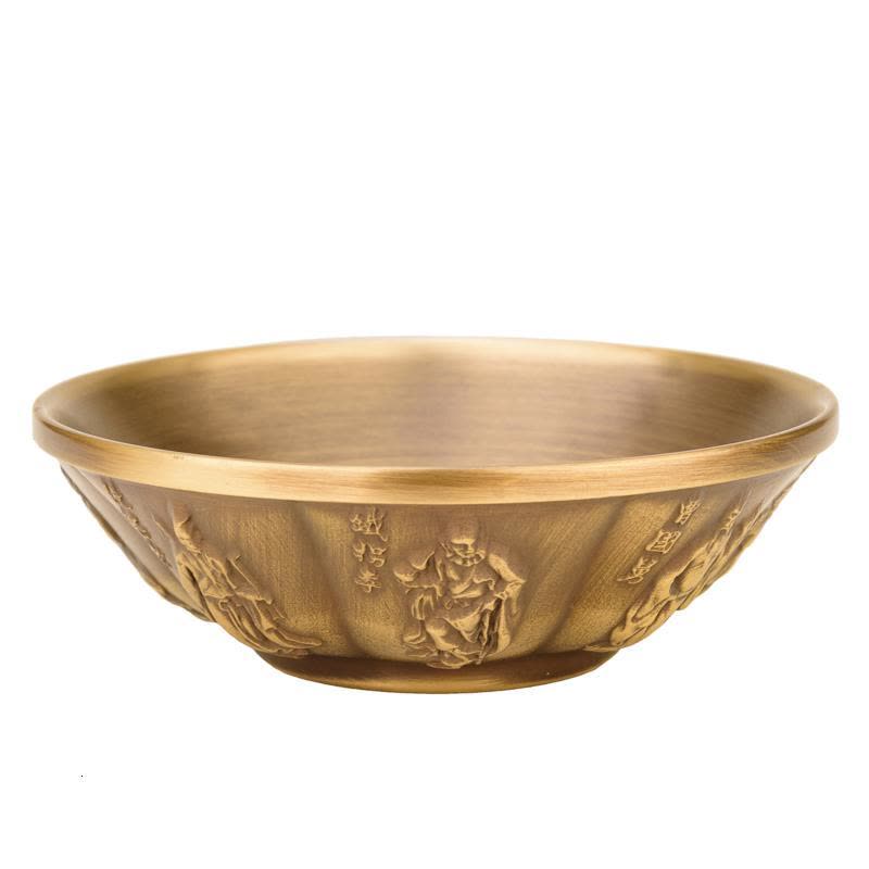 家柏饰(CORATED)铜碗铜 家用佛前供水杯茶杯小供佛碗八仙碗摆件佛堂用品图片