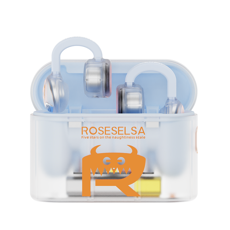 弱水时砂【2025新款】OpenFun蓝牙耳机耳夹式真无线挂耳运动跑步开放式通话降噪骨传导高清大图