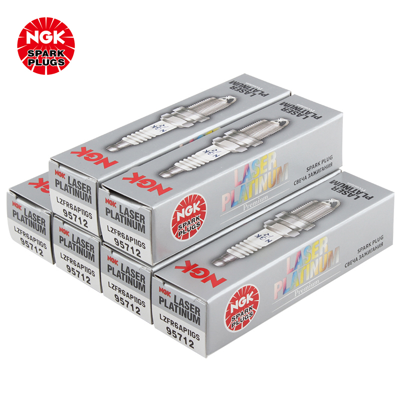 NGK 铂金火花塞 LZFR6AP11GS 95712 六支装 宝马523i/530i/X5