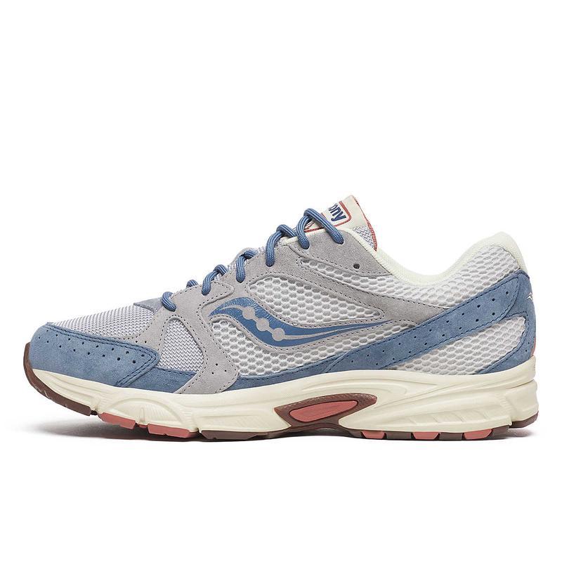 索康尼(SAUCONY)经典复刻潮流运动鞋女鞋麂皮拼接舒适网格科技休