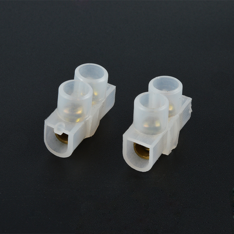 一进一出接线端子电线连接器 20a铜制公母快速对接端子头导线神器 20a