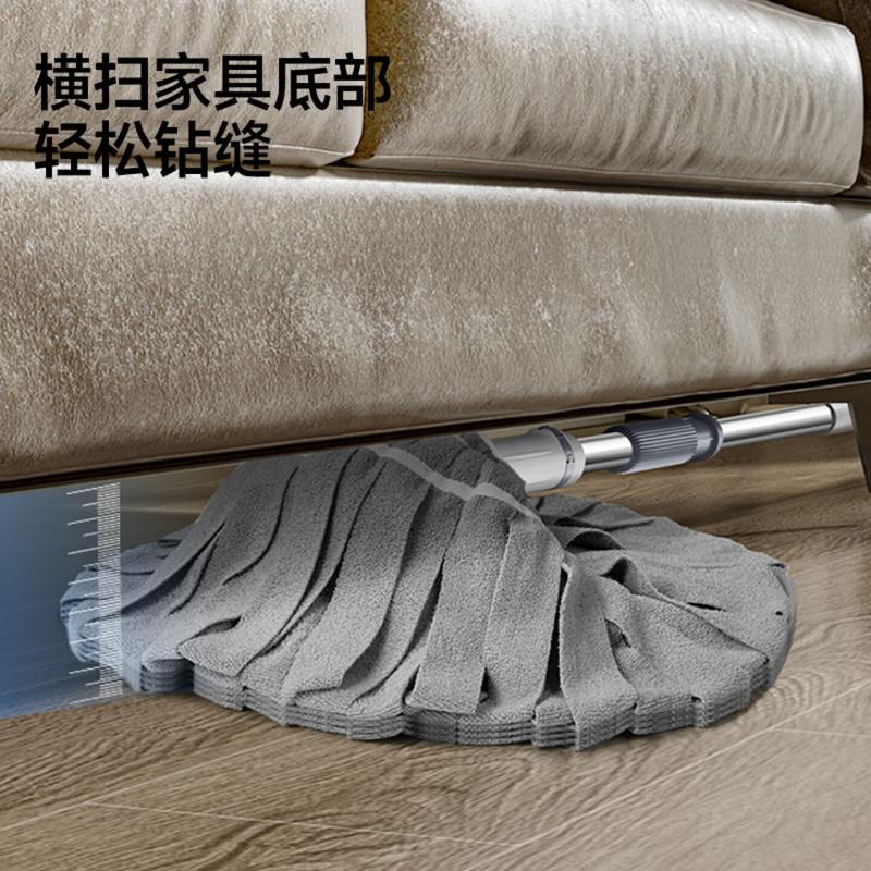 五月花拧水拖把大尺寸50CM*1布免手洗家用吸水布条款拖布懒人墩布高清大图
