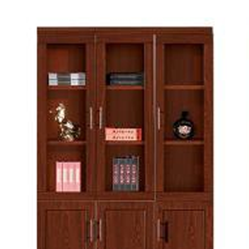 大央文件柜SE-203 1200W*400D*2000H 书架落地置物架客厅家用靠墙收纳柜子储物柜办公室文件柜简易书高清大图