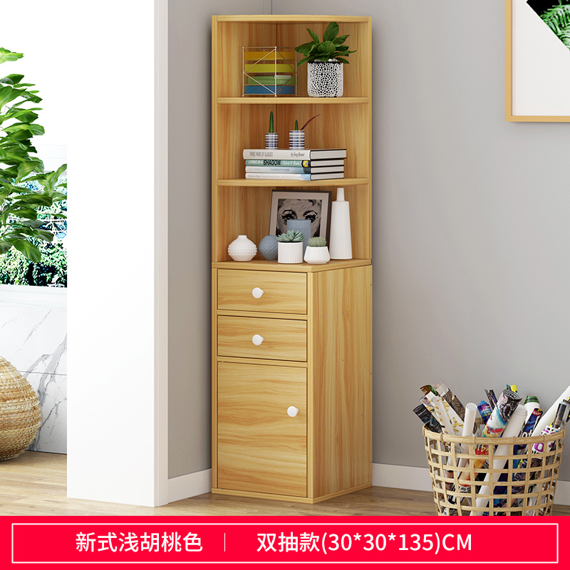 鑫金虎角柜 墙角收纳柜 转角置物架客厅三角柜储物柜角落柜子小型拐角柜