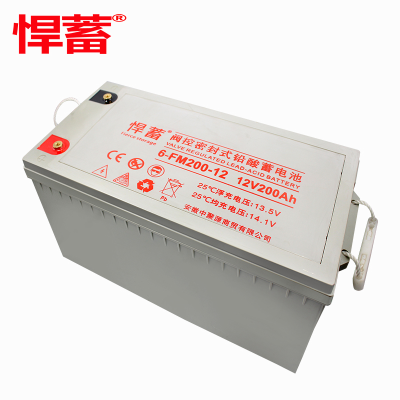 12V200AH阀控式铅酸蓄电池机房消防通讯EPS直流屏UPS电源6FM200-12高清大图