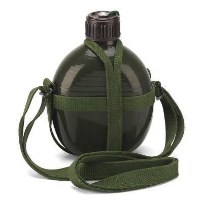 正规配发水壶部队1l迷彩便携铝制户外登山旅行学生军训迷水杯用87式