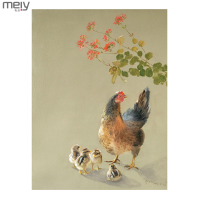 每涯艺术 邓正立《吉祥如意 NO.2》艺术家原创油画艺术品收藏 客厅卧室玄关餐厅办公室居家装饰 挂画