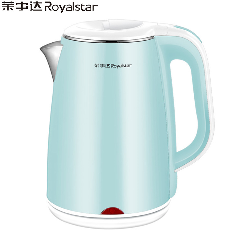 荣事达(Royalstar)电热水壶RSD-8167(蓝色)电水壶304不锈钢1.8L容量三层防烫暖水壶烧水壶开水壶