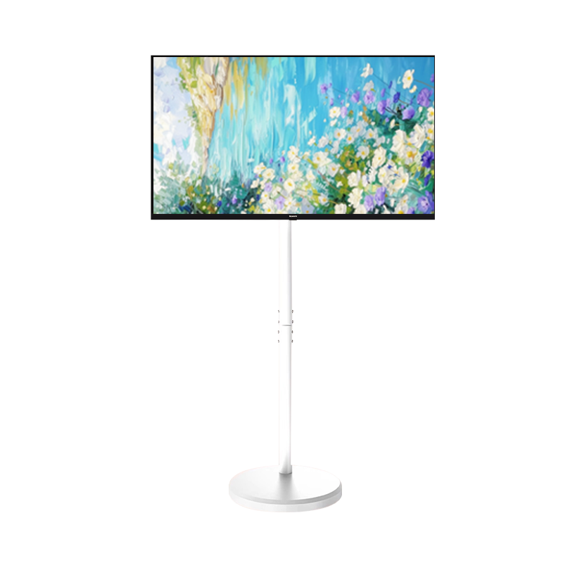 创维随心屏 白色推车支架投屏可旋转直播大屏会议机一体机投屏显示器(竖屏器)高清大图