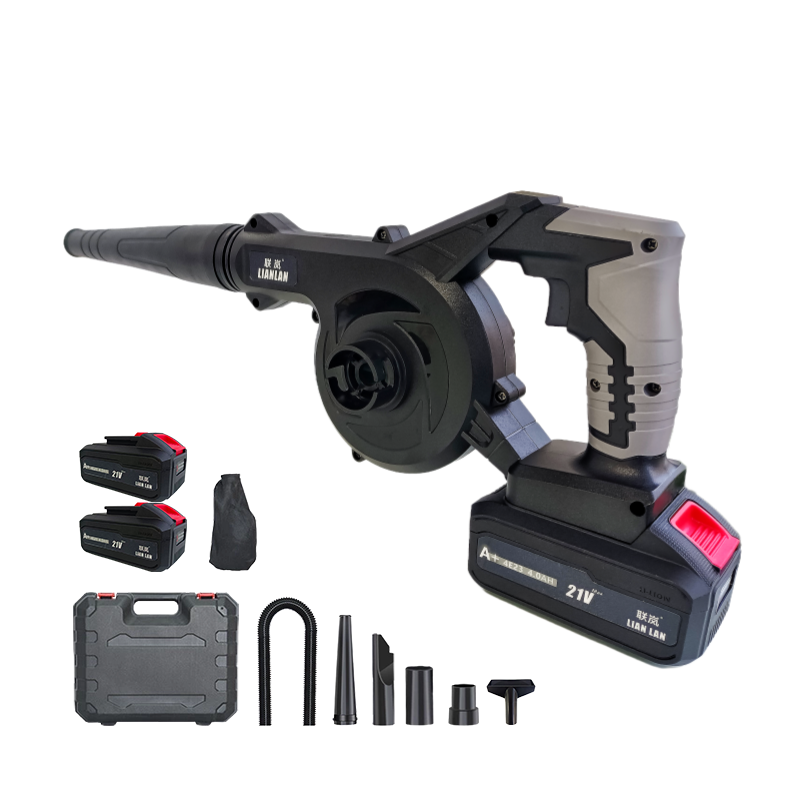 联岚无刷锂电鼓风机吹吸两用吹风机/套 21V/4.0AH两电一充