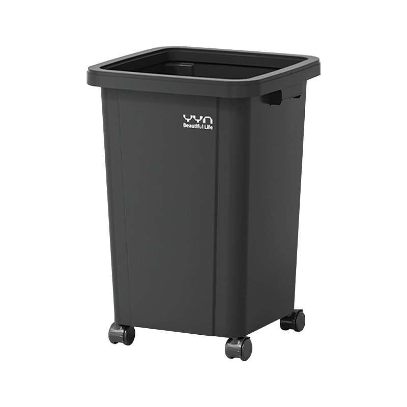 臻远 ZY5090125垃圾桶 压框+万向轮 30L