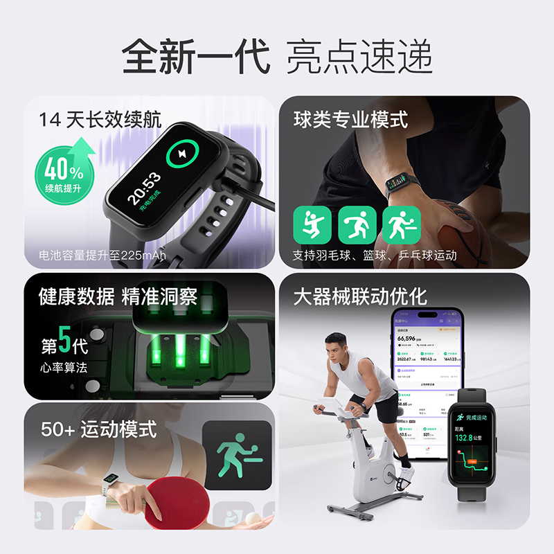 Keep 智能运动手环BC+商品毛重:26g(单位:个)高清大图
