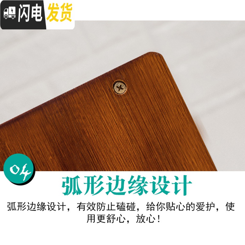 三维工匠竹护颈电脑显示器屏增高架办公室液晶底座桌面键盘收纳盒置物整理高清大图