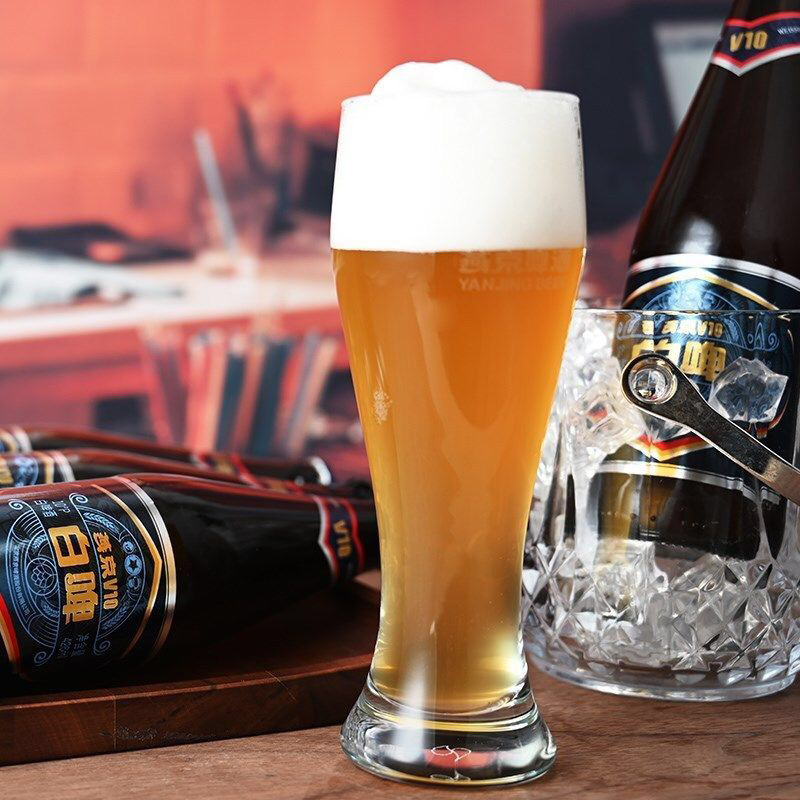 燕京啤酒v10精酿白啤500ml12瓶整箱装官方授权酒厂直发