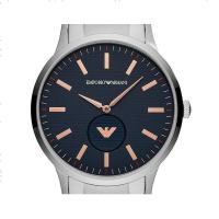阿玛尼（Emporio Armani）钢带男士经典商务时尚石英表男士腕表AR11137