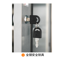 风雷动不锈钢文件柜档案柜资料柜器械柜储物柜仪器柜201全不锈钢二斗矮柜