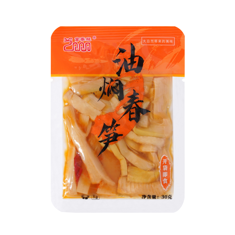 富春龙即食油焖春笋30g*10袋装 鲜嫩多汁脆爽可口高清大图
