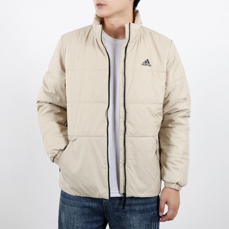 阿迪达斯旗舰外套男装2020秋冬季新款立领休闲棉服夹克GE5855秋冬装
