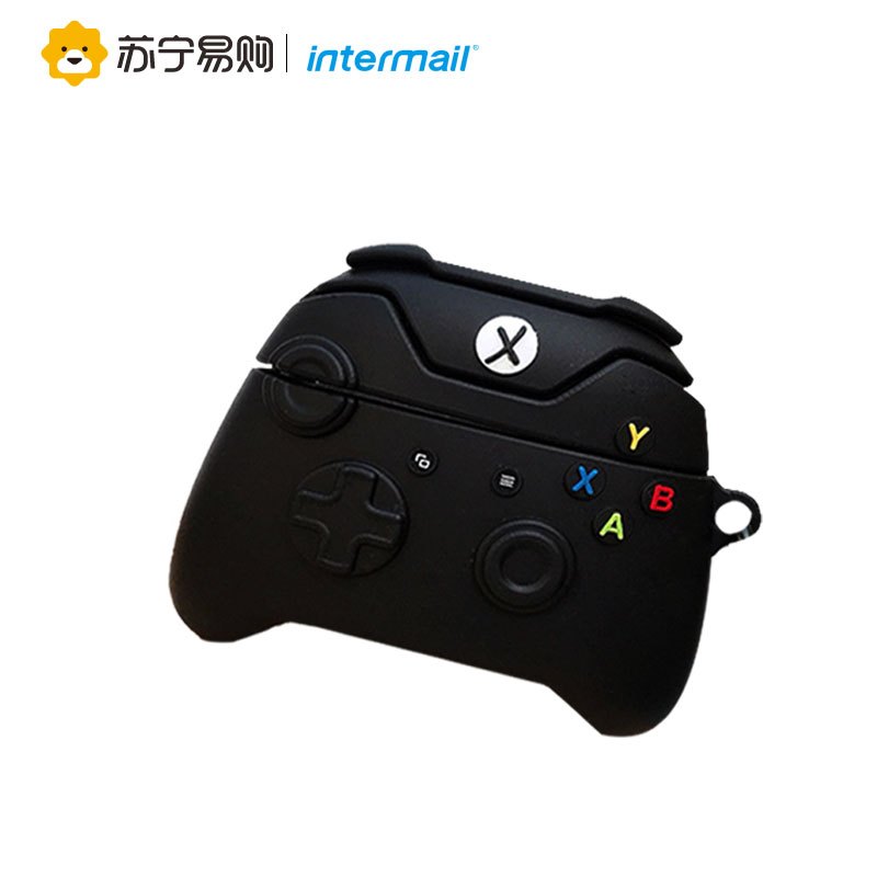 intermail AirPods 1/2保护套卡通可爱萌系耳机套游戏手柄黑色