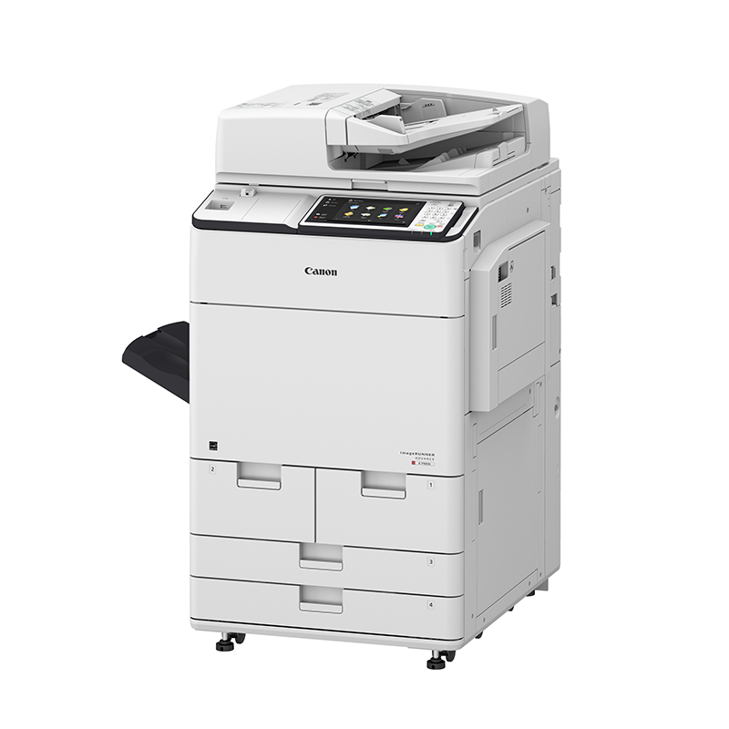 佳能(Canon)iR-ADVC7580A3彩色数码复合机含工作台/原厂三年质保/安装售后/双面打印/复印/扫描/发送钛白色