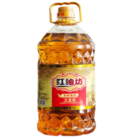 龙翰红油坊 非转基因三级大豆油 5L 东北黑土地生态桶装食用油