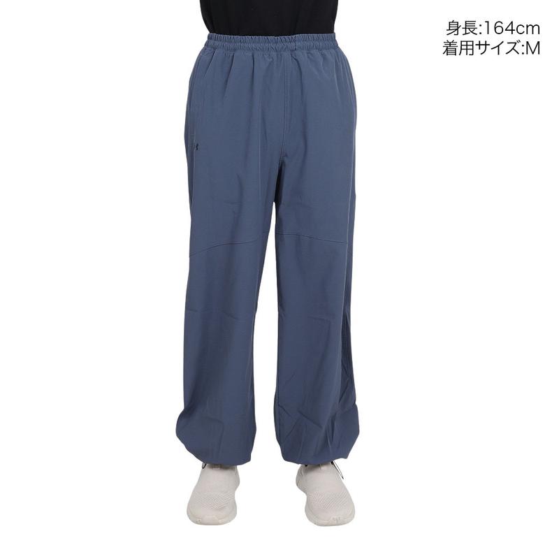 Under Armour女运动裤宽松四向弹力透气轻量舒适高腰抽绳防风户外健身跑步 leg高清大图