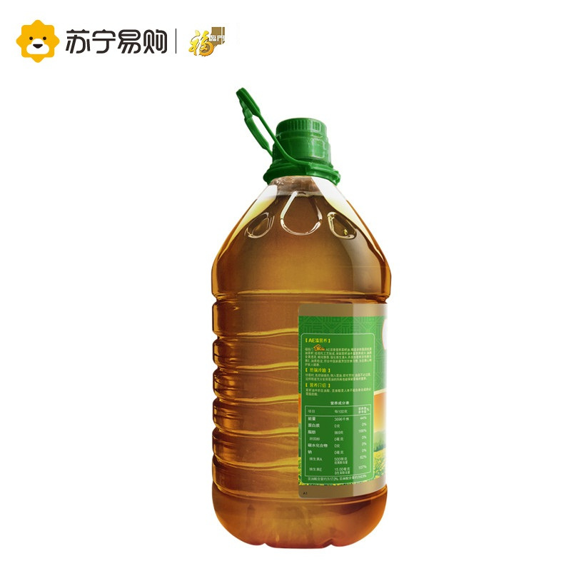 金龙鱼 精炼一级菜籽油5L