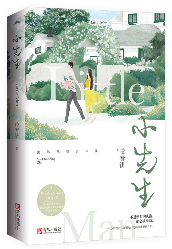 [醉染正版]特签版 小先生 完结 咬春饼著 青春小说附赠明信片书签 走过千山回桃花树下少年依旧高清大图