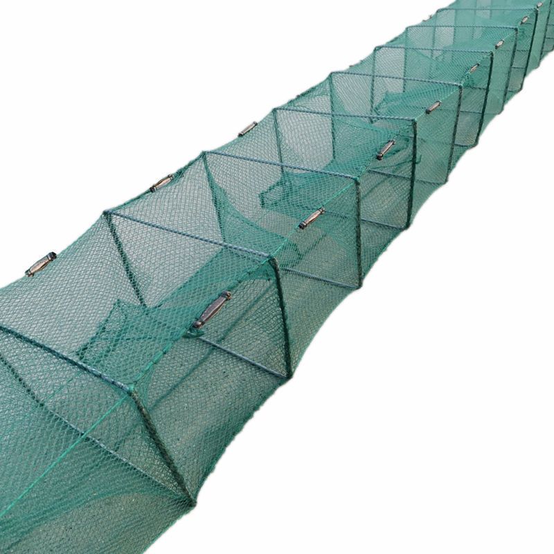 虾笼鱼网地笼网捕鱼笼专用龙虾网笼捕虾黄鳝笼子螃蟹加厚自动渔网视频