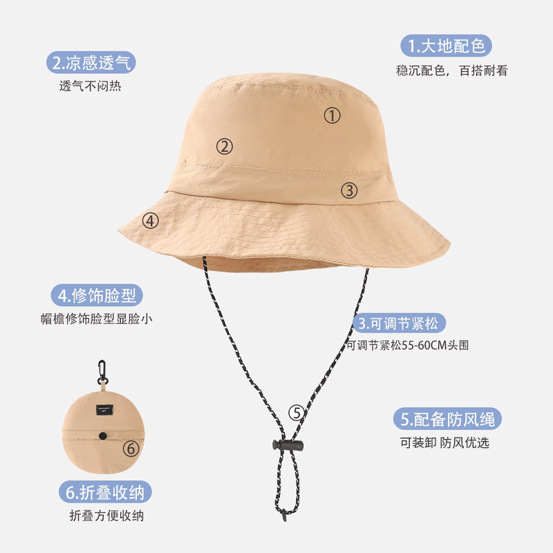 【lalplna】可折叠渔夫帽高清大图