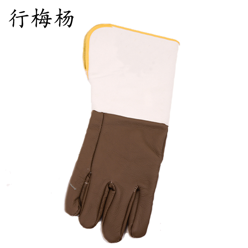 行梅杨 电焊手套 38cm 双高清大图