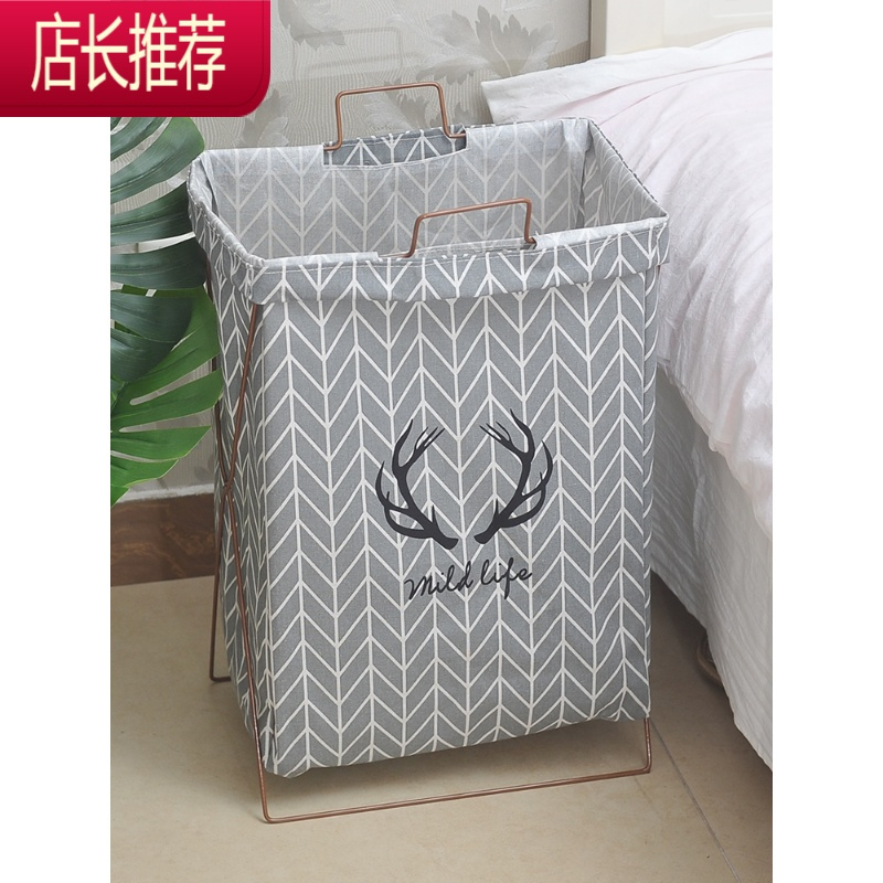 脏衣篮折叠防水脏衣篓 脏衣服玩具收纳筐浴室洗衣篮子家用置衣筐JING PING收纳篮
