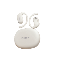 飞利浦TAT2739蓝牙耳机跑步骑行真无线开放不入耳挂耳式超长续航大电量-白色