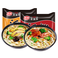 陈村河粉鸡汁排骨混合口味10袋组合非油炸方便面免煮米粉速食面