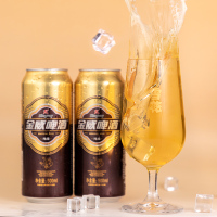 雪花啤酒(Snowbeer)金威纯酿8度500ml*24听 大规格实惠装