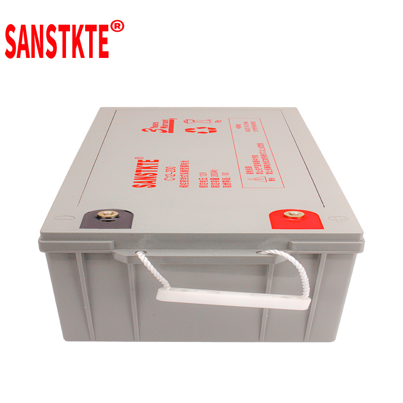 SANSTKTE阀控免维护蓄电池UPS电源12V200AH直流EPS通信应急设备机房门禁消防C12-200