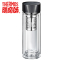 膳魔师(THERMOS)双层玻璃杯茶杯耐热水杯男女士过滤网泡茶杯TCGB-400ML