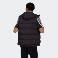 adidas阿迪达斯男装冬季新款户外运动羽绒马甲HG6277 黑色