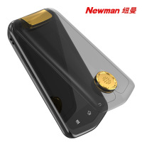 纽曼(Newman)V998黑 透明翻盖老人手机 移动2G 触屏 超长待机 双卡双待老年机 学生备用功能机