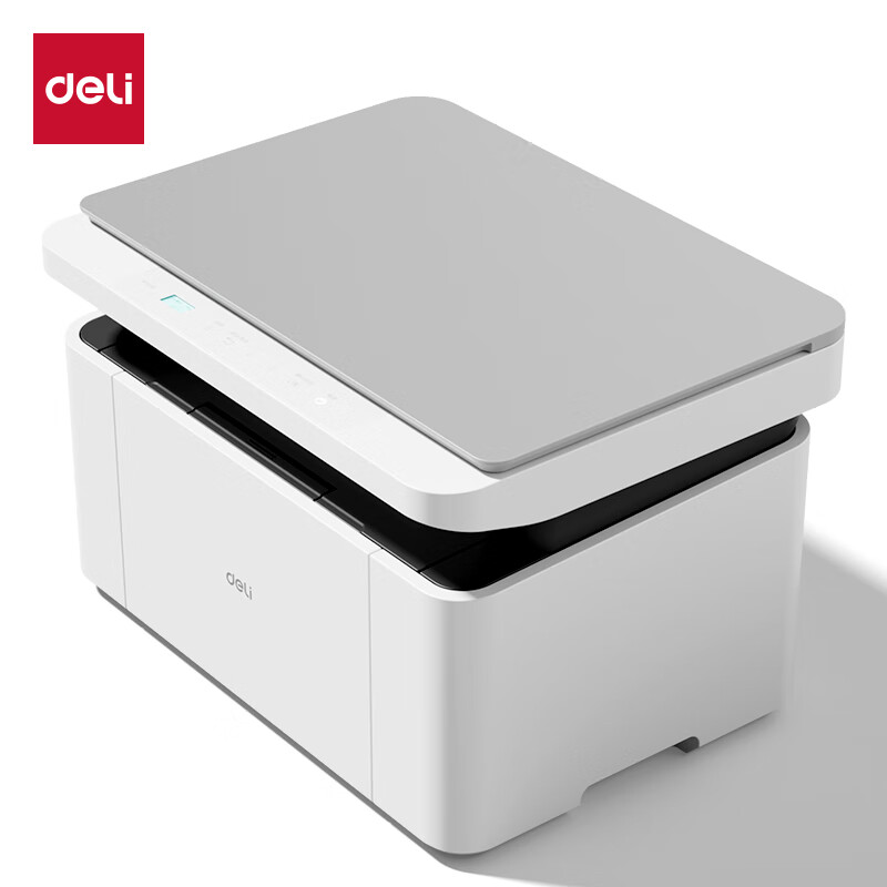 得力(deli)M1105 A4黑白激光 手动双面 20页/分钟 激光多功能一体机 (计价单位:台) 白色