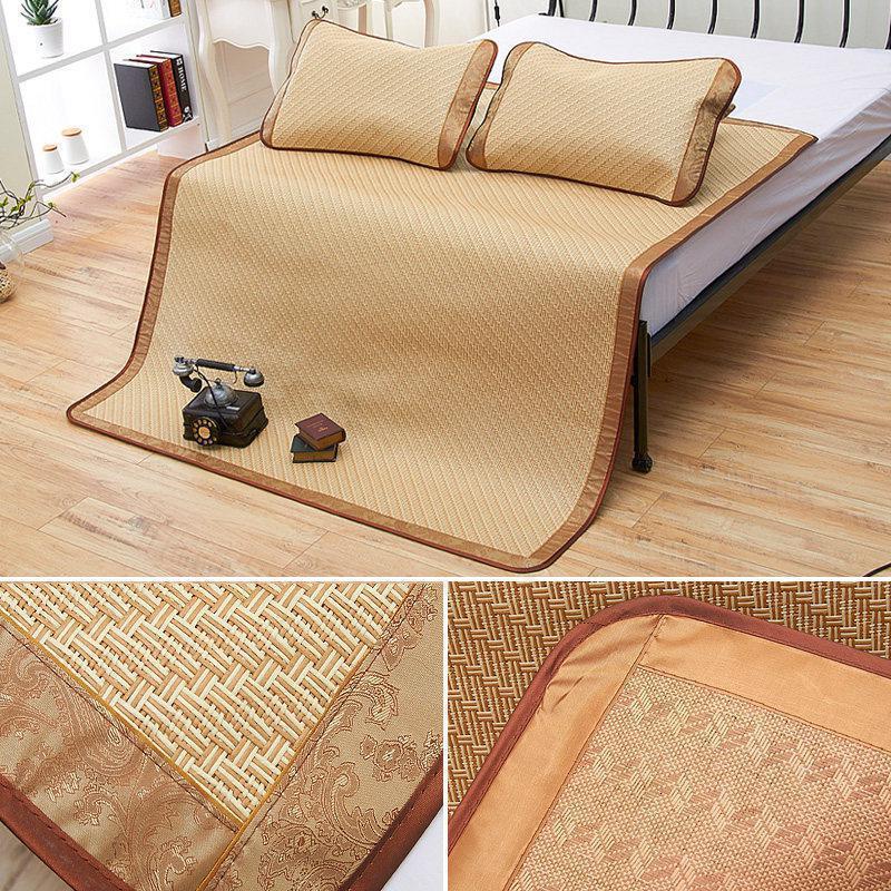 美帮汇加厚藤定制藤席 凉席双面沙发垫腾席1.5席子1.82.0米床 玉藤 1.0m（3.3英尺）床