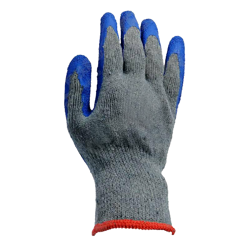 铂识 灰纱蓝挂胶手套 均码 副高清大图