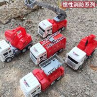 儿童惯性玩具车售货汉堡面包车模型车男孩过家家地摊批发 工程消防随机一款