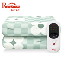 彩虹(RAINBOW)电热毯(1.8米1.5米)双人双控家用四档定温防水电褥子智能温控除湿除螨非水暖毯C1518H-44