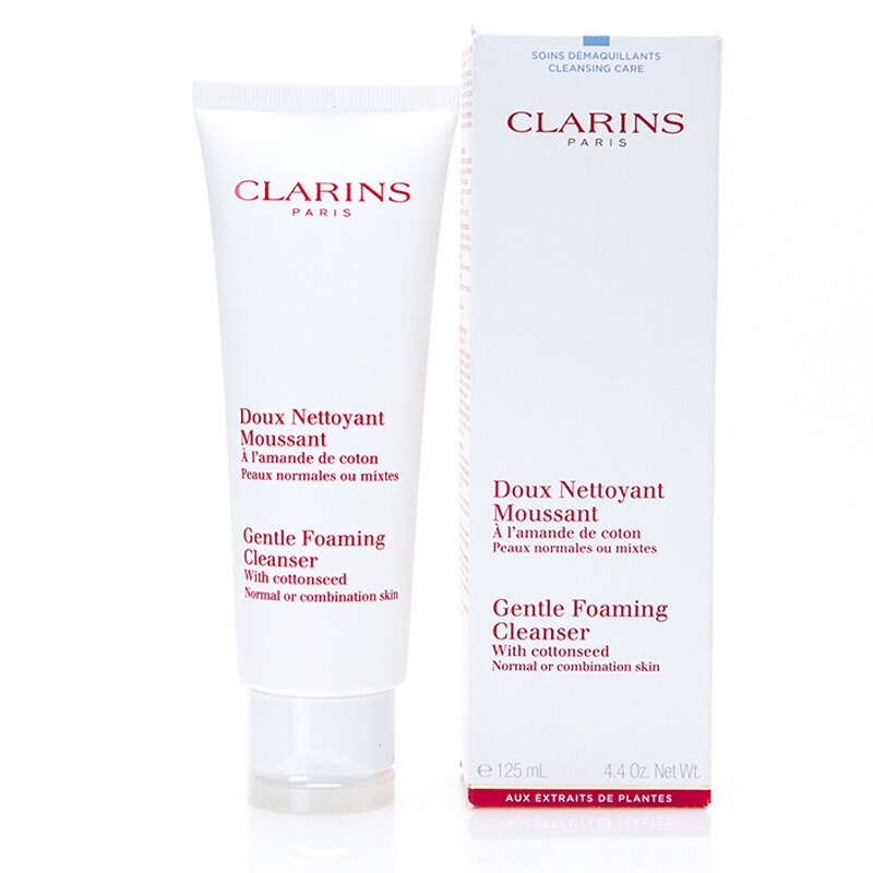 娇韵诗clarins法国进口棉花籽泡泡洗面奶125ml视频