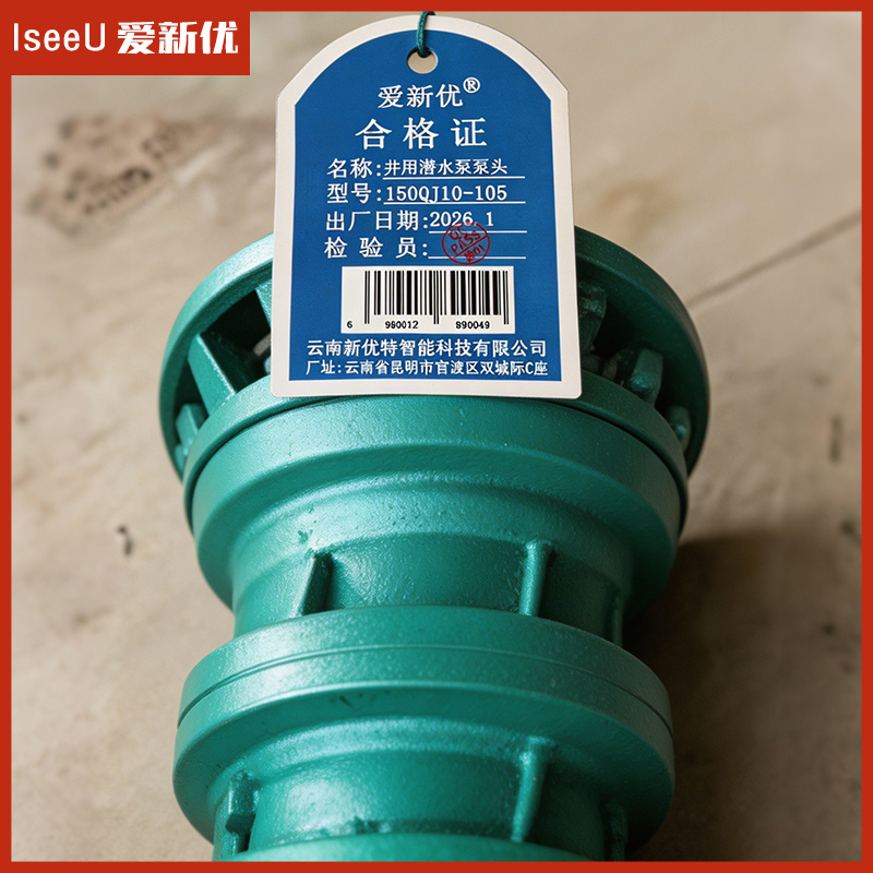 爱新优 井用潜水泵泵头 150QJ10-105 台高清大图