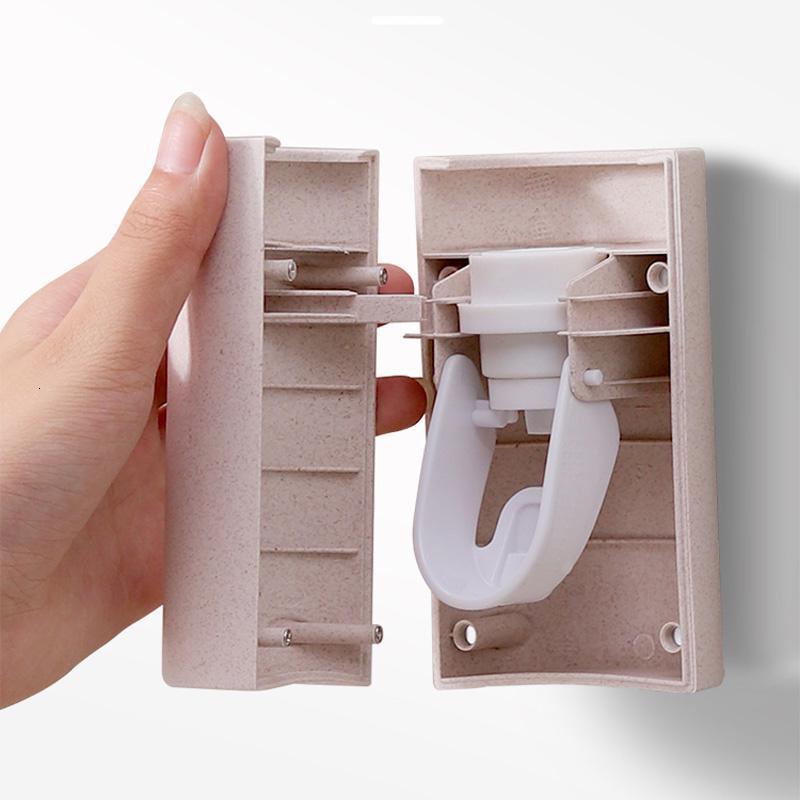 全自动挤牙膏器套装壁挂牙膏牙刷置物架懒人挤压神器免打孔牙膏架