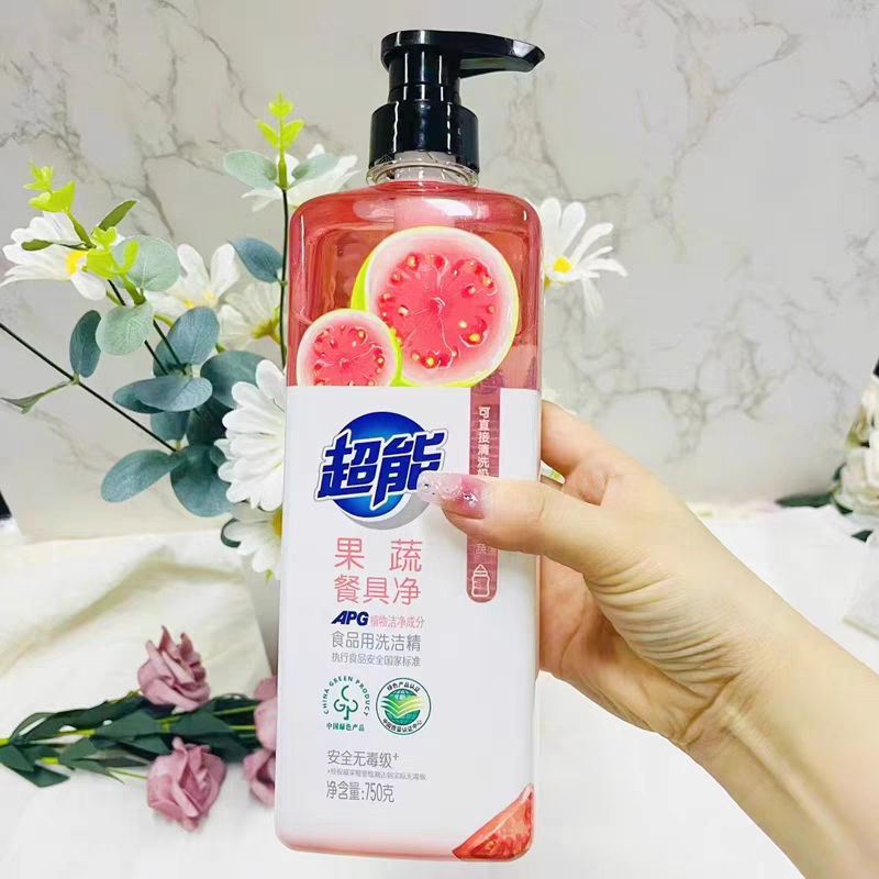 超能750g 果蔬 餐具净 12瓶/箱高清大图