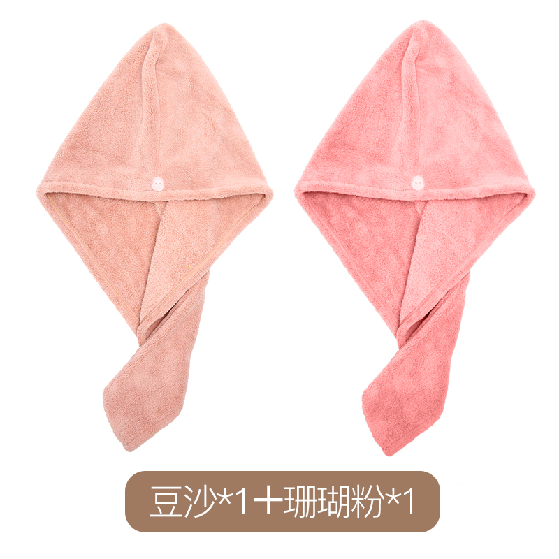 强吸水干发帽女吸水速干擦头发长发毛巾加厚包头巾的洗头浴帽 三维工匠 蓝色干发帽[收藏优先发货]