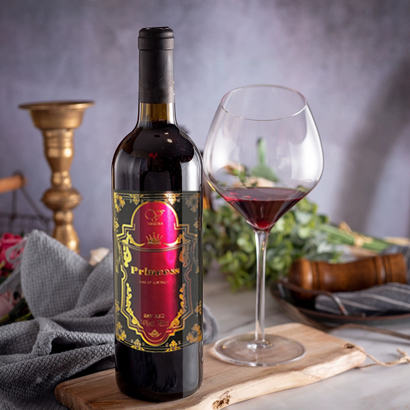 南澳原瓶进口vigena维格娜公主混合干红葡萄酒750ml整箱12支装